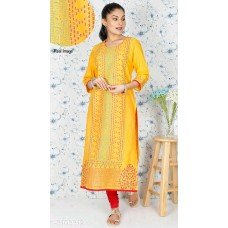 Riya Block Print Straight Kurta